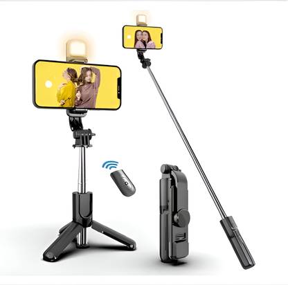 WATTHICK Selfie, Vlogging & Photo Shoot, Selfie stick with Bluetooth Remote Tripod