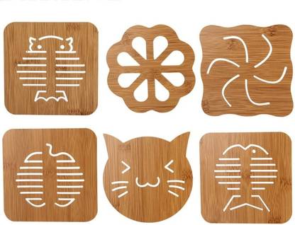 YADE TrivetSet-Mix Wooden Trivet