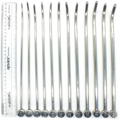 ADDLER Laparoscopic Female Urethral Dilator Set of 12. Qty - 1 Trocar