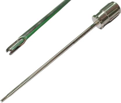 PRAGTI ENTERPRISE RUDRA Laparoscopic Safety Trocar Pyramidal 5mm SS Reusable Surgical Instruments Trocar
