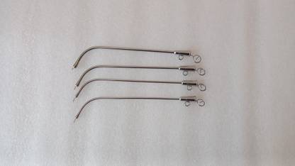SATMED Eustachian catheters curved Otology Instruments| Set of 5| Trocar