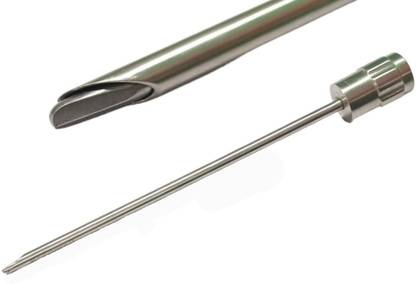 PRAGTI ENTERPRISE RUDRA Laparoscopic Safety Trocar Half Cut 5mm SS Reusable Surgical Instruments Trocar