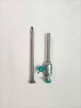 Vikas Enterprises Laparoscopic Trocar Cannula metal 5mmx90mm Reusable Trocar