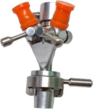 PRAGTI ENTERPRISE RUDRA Laparoscopic Double Channel Bridge SS Reusable Surgical Instruments Trocar