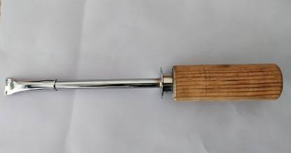 krishnasurgical Trocar Cannula 10 Inch Wooden Handle Heavy, Veterinary Use Trocar