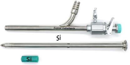 SI Rudra Laparoscopic Hydatid Cyst Trocar 10mm Trocar