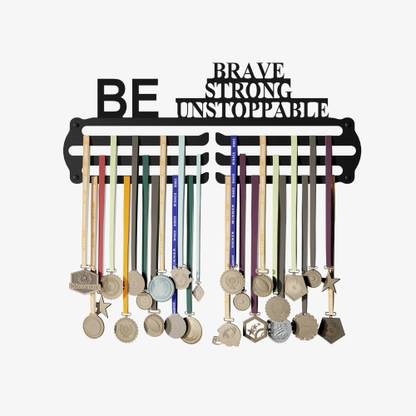 Glory Medal Hangers_Be Brave Unstoppable_Wall Mount Hanger Medal