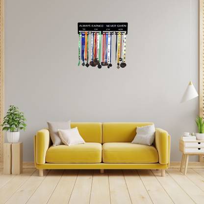 Fitizen Always Earned - Never Given 30" Double Loop Medal Hanger Medal