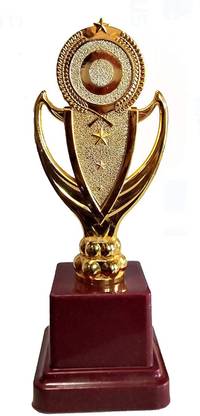 Rop Winner Golden Fiber Nib Trophy for Sports, Event & Functions Trophy