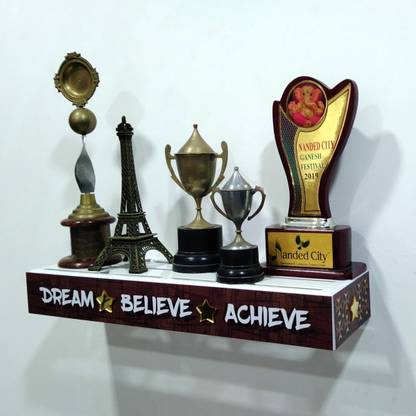 Medal Space DJ Dream Believe Achieve Trophy Shelf Trophy