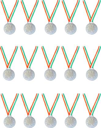 FITDEX Medals for school competition sports events set of 15 Number Silver Medal Medal