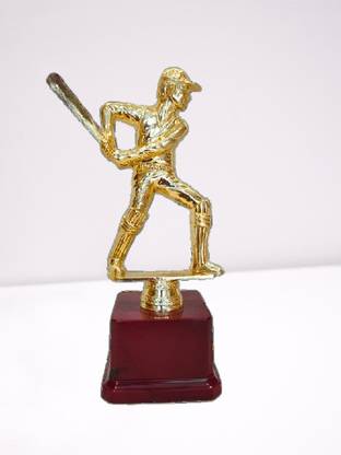 Afiya International CRICKET BATSMAN TROPHY Trophy (7inch) Trophy