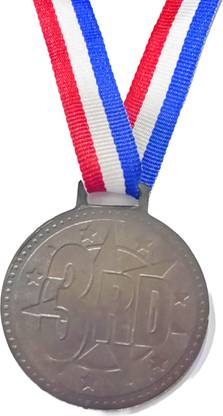 LCARNO 1 Pc Bronze No. Medal With U.S Strip Medals for school competition sport Medal