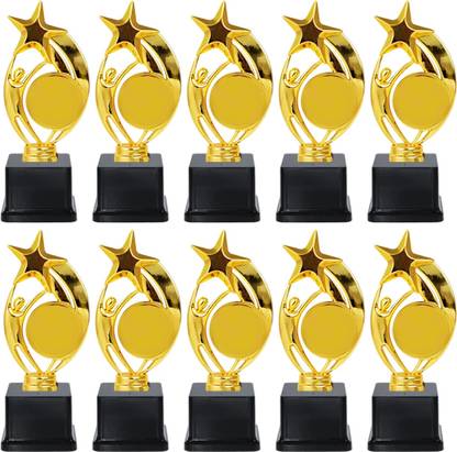 SPELLBALE 10 PC Trophy 13 with Customization Logo for Events, Functions, Award Trophy