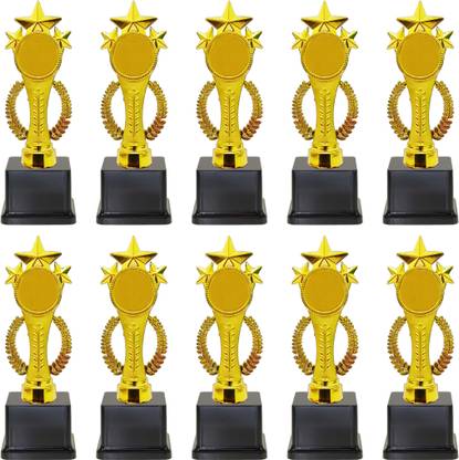 SPELLBALE Pack of 10 Trophy for Events, Functions,Award (T-22) Trophy
