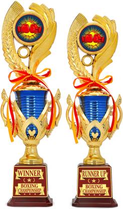 AARK INDIA BOXING WINNER RUNNER UP Match/Sports Tournament 1st 2ndCombo Set(PC002804) Trophy