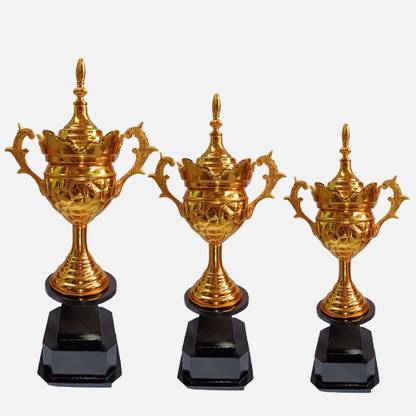BAREEZÉ PURE 1st 2nd 3rd Trophy Set Trophy for Appreciation Gift, Sport, Academy, Awards Trophy