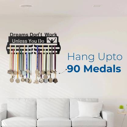 Glory Medal Hangers_Dreams Dont Work _ Wall Display_Metal Medal Holder Medal