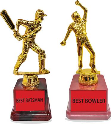 BAREEZÉ PURE Trophy For Best Batsman/ Best Bowler Cricket Winner Tournament Champions Award Trophy