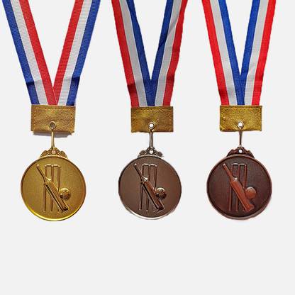 BAREEZÉ PURE Cricket Medal 1st/2nd/3rd Prize Medal For Cricket Tournament Medal