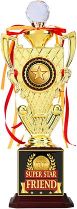 AARK INDIA gift for super star friend birthday/Anniversary/achievement/wedding (PC002575) Trophy