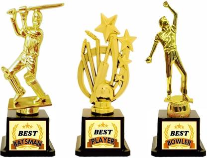 SPELLBALE Cricket Trophy, Best Batsman, Best Bowler, Best Player, Man of The Match Trophy Trophy