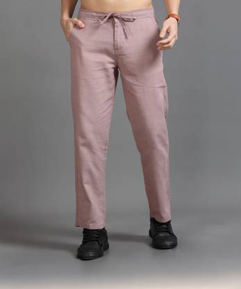 CAZZBA Relaxed Men Pink Trousers