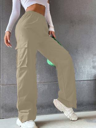 Aahwan Relaxed Women Beige Trousers