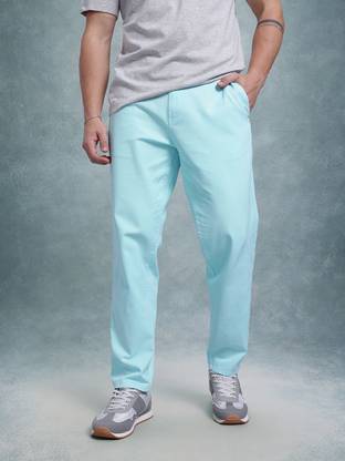 Roadster Relaxed Men Blue Trousers
