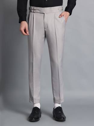 FASHIONEMPIRE Regular Fit Men Grey Trousers