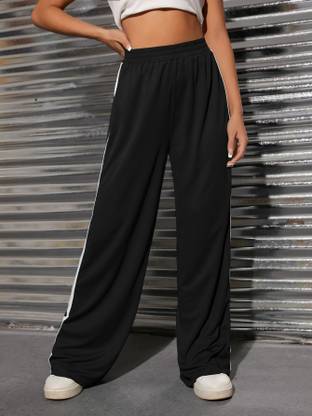 LIBJA Regular Fit Women Black Trousers