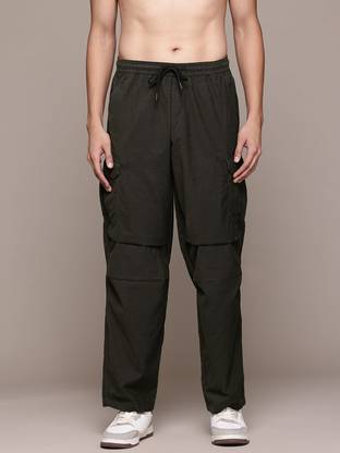 Roadster Loose Fit Men Green Trousers