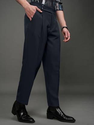 HIGHLANDER Regular Fit Men Blue Trousers