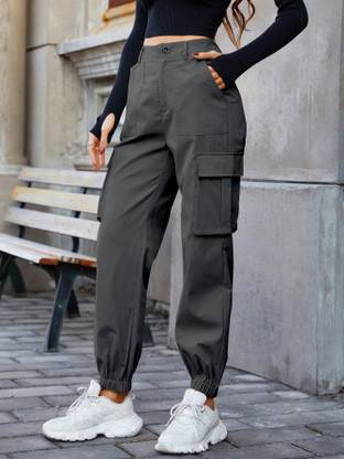Rajovati Regular Fit Women Grey Trousers