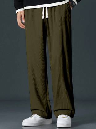 COMBRAIDED Regular Fit Men Multicolor Trousers