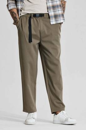 Snitch Relaxed Men Beige Trousers