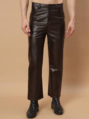 TANDUL Regular Fit Men Brown Trousers