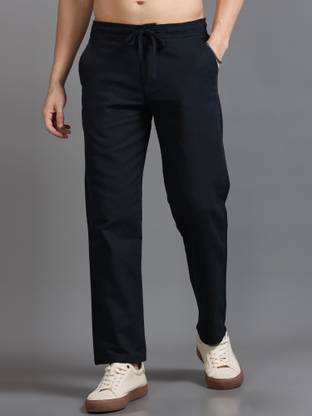 CAZZBA Relaxed Men Dark Blue Trousers