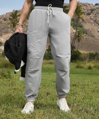 CAMPUS SUTRA Regular Fit Men Grey Trousers