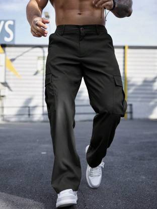 Rajovati Regular Fit Men Black Trousers