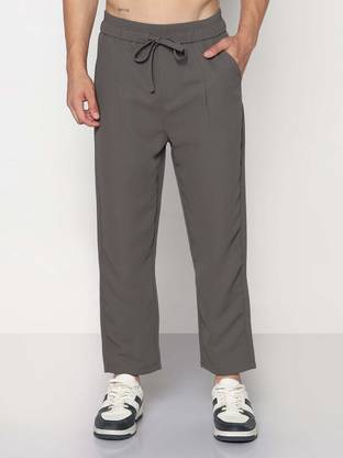 SHOWOFFFF Straight Fit Men Grey Trousers