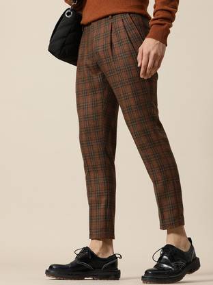 Mr Bowerbird Regular Fit Men Red Trousers