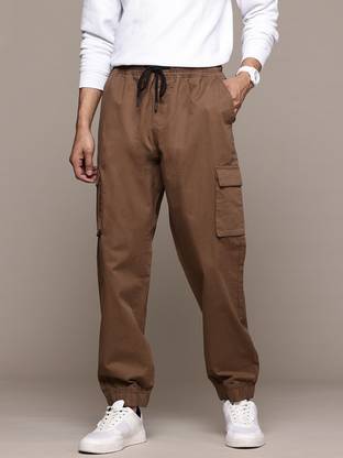 Roadster Loose Fit Men Brown Trousers