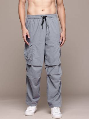 Roadster Loose Fit Men Grey Trousers