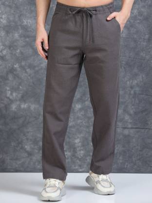 Roadster Relaxed Men Grey Trousers
