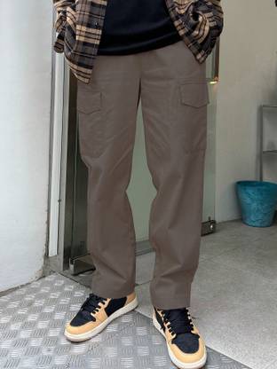 Leriya Fashion Regular Fit Men Grey Trousers