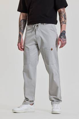 Snitch Relaxed Men Grey Trousers