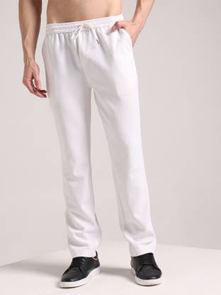 INDICLUB Relaxed Men White Trousers