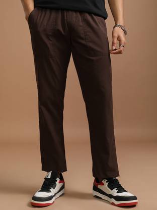 HIGHLANDER Relaxed Men Brown Trousers