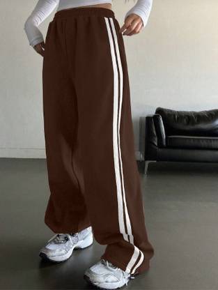 SR Collection Regular Fit Women Brown Trousers